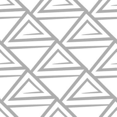 Soyut seamless modeli. Gri ve beyaz arka plan Tekstil, duvar kağıtları ve kumaşlar için