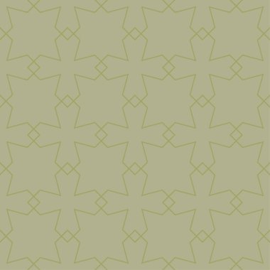 Zeytin yeşili geometrik yazdır. Web, Tekstil ve duvar kağıtları için seamless modeli