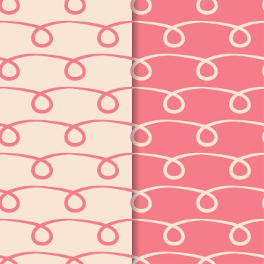 Soyut Dikişsiz desen. Kırmızı ve pembe arka plan Tekstil, duvar kağıtları ve kumaşlar için