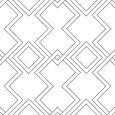 Işık gri geometrik süsleme. Web, Tekstil ve duvar kağıtları için seamless modeli