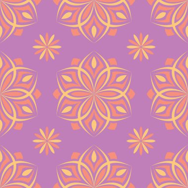 Çiçek seamless modeli. Renkli arka plan duvar kağıtları, Tekstil ve kumaş için