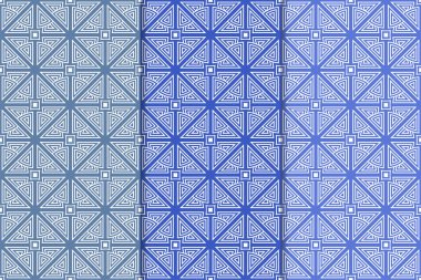 Mavi geometrik dikey Dikişsiz desen web, Tekstil ve duvar kağıtları için