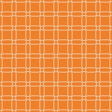Turuncu geometrik süsleme. Web, Tekstil ve duvar kağıtları için seamless modeli