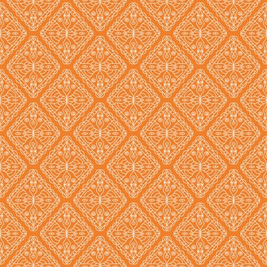 Turuncu geometrik yazdır. Web, Tekstil ve duvar kağıtları için seamless modeli