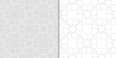 Web, Tekstil ve duvar kağıtları için ışık gri geometrik Dikişsiz desen