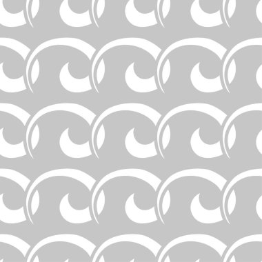 Gri ve beyaz geometrik süsleme. Web, Tekstil ve duvar kağıtları için seamless modeli