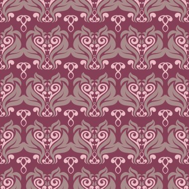 Çiçek kırmızı sorunsuz arka plan. Desen duvar kağıtları, Tekstil ve kumaş için