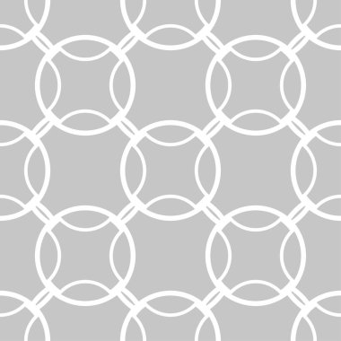 Gri ve beyaz geometrik seamless modeli web, Tekstil ve duvar kağıtları için
