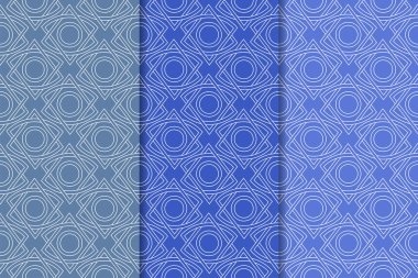 Mavi geometrik dikey Dikişsiz desen web, Tekstil ve duvar kağıtları için