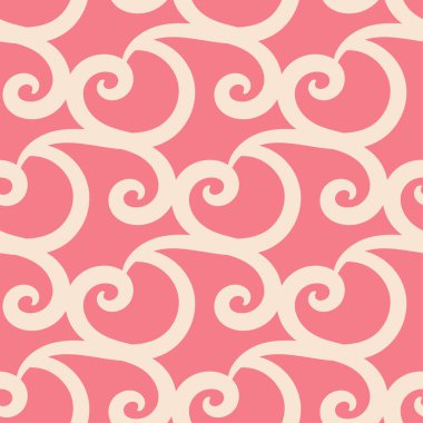 Soyut seamless modeli. Tekstil, duvar kağıdı ve kumaş için pembe arka plan