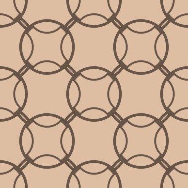 Bej ve kahverengi geometrik seamless modeli web, Tekstil ve duvar kağıtları için