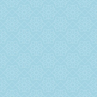 Hafif mavi geometrik süsleme. Web, Tekstil ve duvar kağıtları için seamless modeli