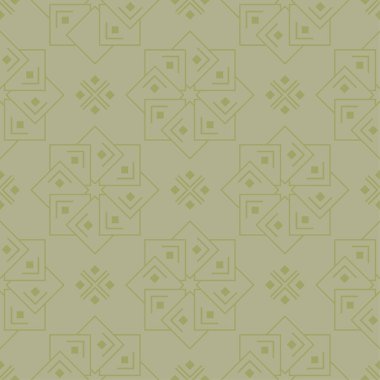 Zeytin yeşili çiçek süsleme. Tekstil ve duvar kağıtları için seamless modeli