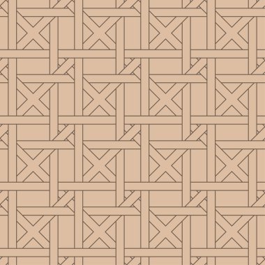 Kahverengi geometrik süsleme. Web, Tekstil ve duvar kağıtları için seamless modeli