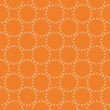 Turuncu geometrik süsleme. Web, Tekstil ve duvar kağıtları için seamless modeli