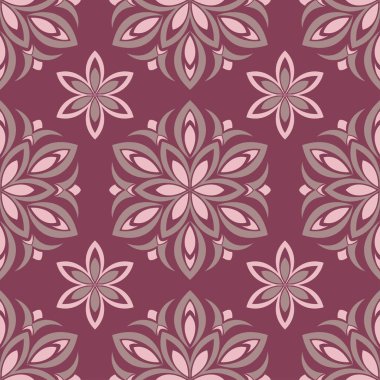 Çiçek kırmızı sorunsuz arka plan. Desen duvar kağıtları, Tekstil ve kumaş için