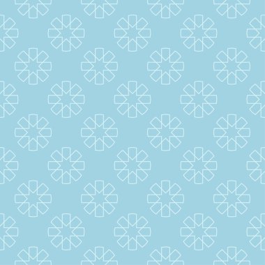 Işık mavi geometrik baskı. Web, Tekstil ve duvar kağıtları için seamless modeli