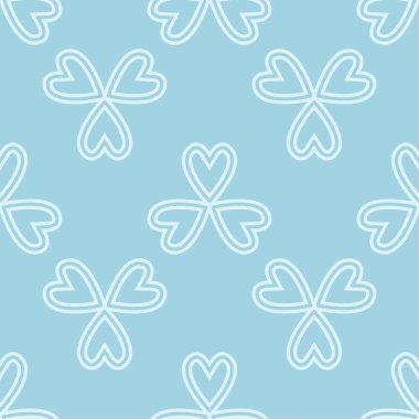 Çiçek renkli seamless modeli. Mavi ve beyaz arka plan duvar kağıtları için çiçeğe elemanları ile.