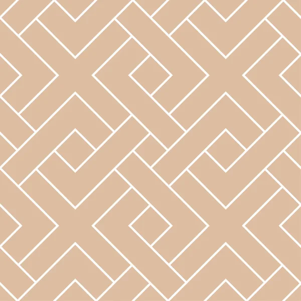 Imprimé Géométrique Beige Blanc Modèle Sans Couture Pour Toile Textile — Image vectorielle