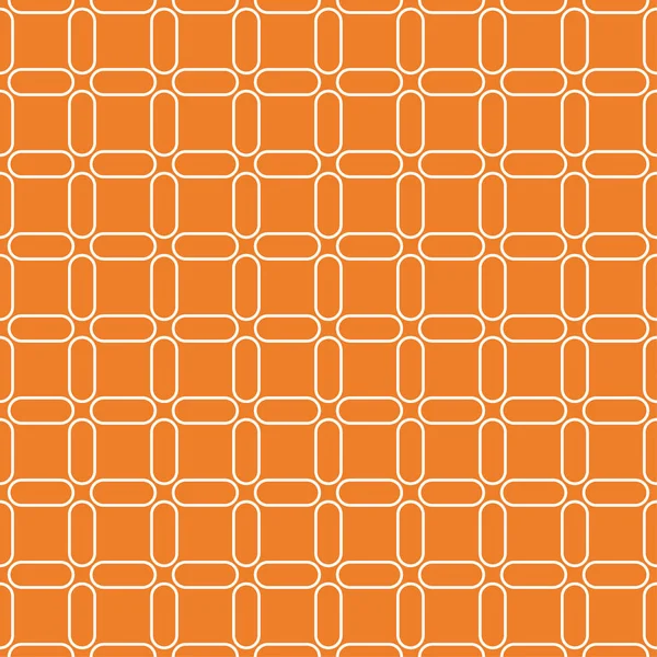 Orange Geometrisches Ornament Nahtloses Muster Für Web Textilien Und Tapeten — Stockvektor