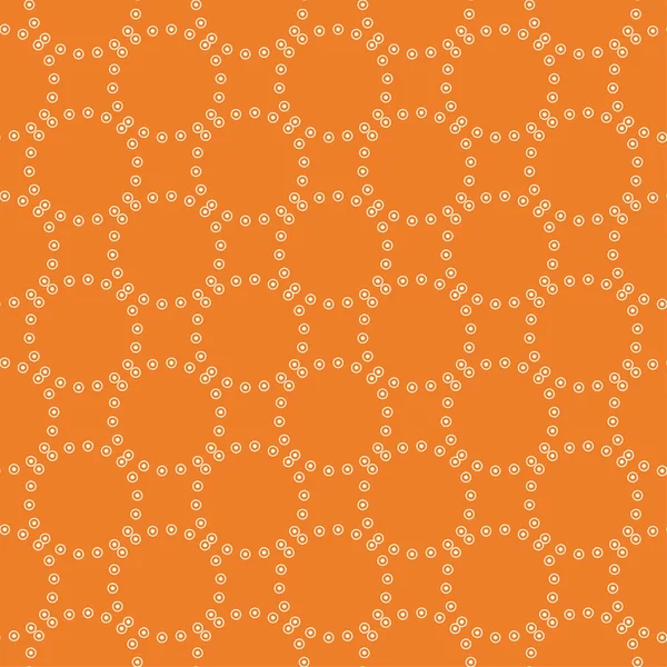 Adorno Geométrico Naranja Patrón Sin Costuras Para Tela Textil Fondos — Vector de stock