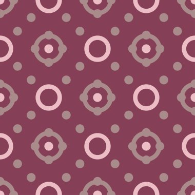 Geometrik seamless modeli. Mor kırmızı arka plan duvar kağıtları, Tekstil ve kumaş için