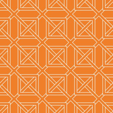 Turuncu geometrik tasarım. Web, Tekstil ve duvar kağıtları için seamless modeli
