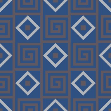 Kesintisiz mavi arka plan. Geometrik desenli duvar kağıtları, Tekstil ve kumaş için