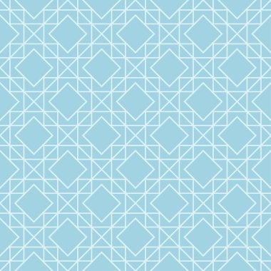 Hafif mavi geometrik tasarım. Web, Tekstil ve duvar kağıtları için seamless modeli