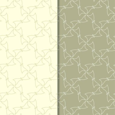 Zeytin yeşili geometrik Dikişsiz desen web, Tekstil ve duvar kağıtları için