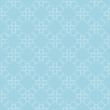 Hafif mavi geometrik süsleme. Web, Tekstil ve duvar kağıtları için seamless modeli