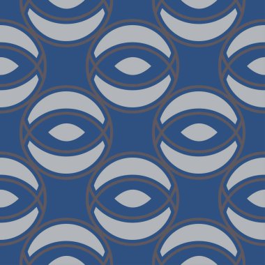 Geometrik seamless modeli. Koyu mavi arka plan duvar kağıtları, Tekstil ve kumaş için