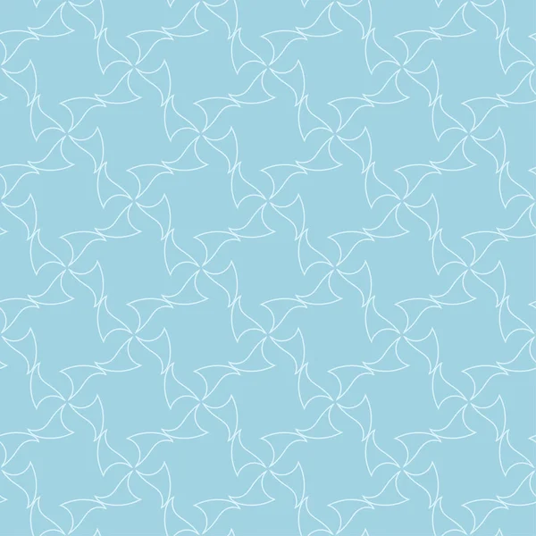 Светло Голубой Геометрический Бесшовный Рисунок Паутины Текстиля Обоев — стоковый вектор