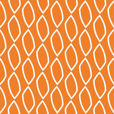 Turuncu geometrik süsleme. Web, Tekstil ve duvar kağıtları için seamless modeli