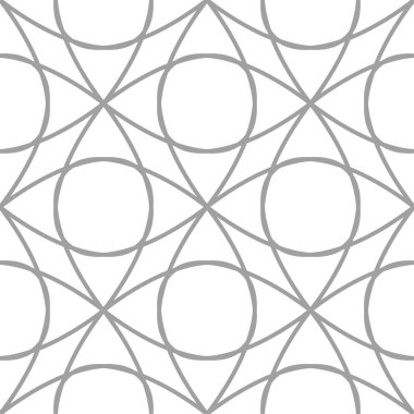 Işık gri geometrik süsleme. Web, Tekstil ve duvar kağıtları için seamless modeli