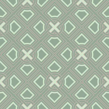 Zeytin yeşili kesintisiz geometrik desen duvar kağıtları, Tekstil ve kumaş için
