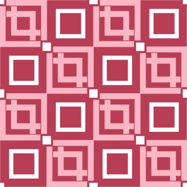 Geometrik seamless modeli. Duvar kağıtları, Tekstil ve kumaş için soluk kırmızı ve bej arka plan