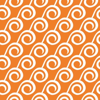 Turuncu geometrik tasarım. Web, Tekstil ve duvar kağıtları için seamless modeli