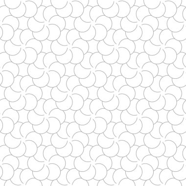 Beyaz arka planda gri geometrik süsleme. Web, Tekstil ve duvar kağıtları için seamless modeli