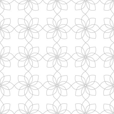 Işık gri geometrik baskı. Web, Tekstil ve duvar kağıtları için seamless modeli