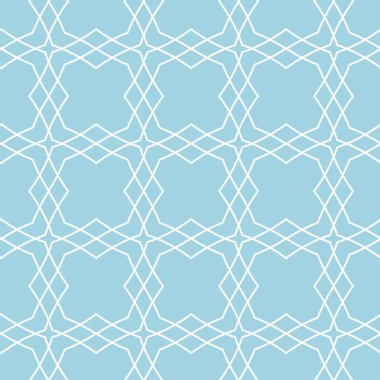 Lacivert ve beyaz geometrik süsleme. Web, Tekstil ve duvar kağıtları için seamless modeli