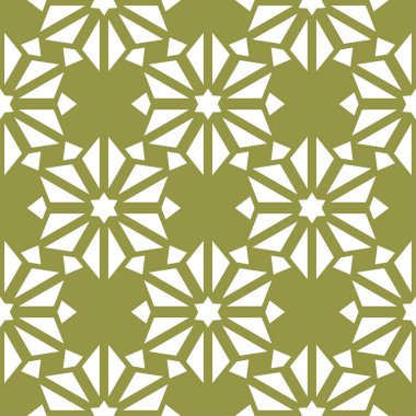 Zeytin yeşili çiçek süsleme. Tekstil ve duvar kağıtları için seamless modeli