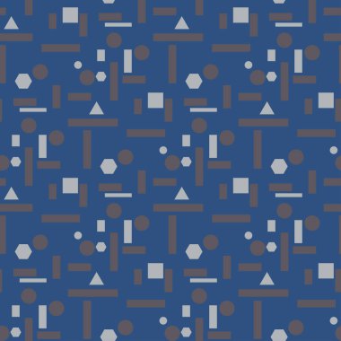 Kesintisiz mavi arka plan. Geometrik desenli duvar kağıtları, Tekstil ve kumaş için