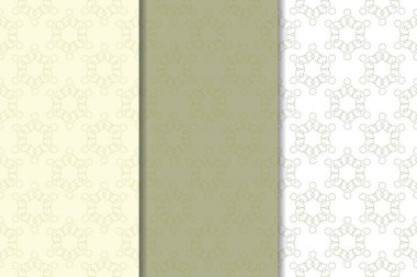 Zeytin yeşili ve beyaz geometrik dikey Dikişsiz desen web, Tekstil ve duvar kağıtları için