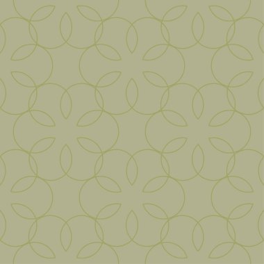 Zeytin yeşili geometrik yazdır. Web, Tekstil ve duvar kağıtları için seamless modeli