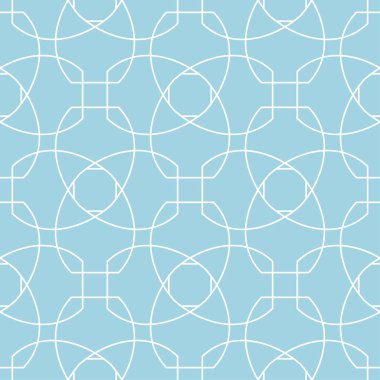 Lacivert ve beyaz geometrik süsleme. Web, Tekstil ve duvar kağıtları için seamless modeli