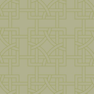 Zeytin yeşili geometrik süsleme. Web, Tekstil ve duvar kağıtları için seamless modeli