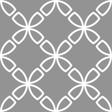 Geometrik gri ve beyaz seamless modeli Özet. Arka plan için duvar kağıdı, tekstil