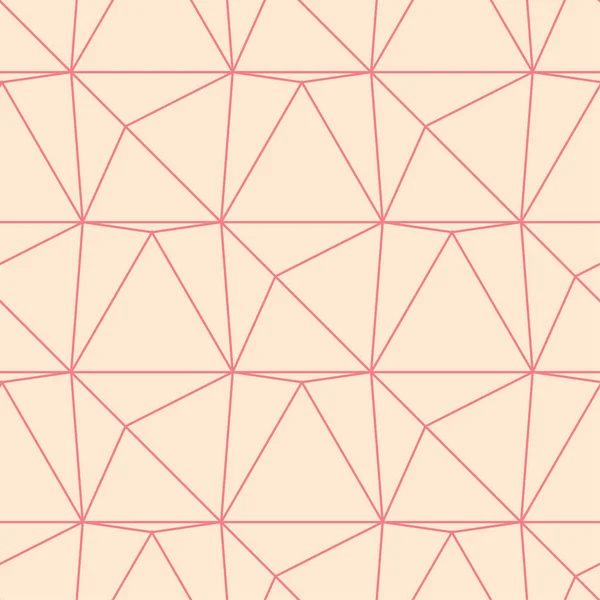 Червоний Бежевий Геометричний Орнамент Безшовний Візерунок Веб Текстилю Шпалер — стоковий вектор