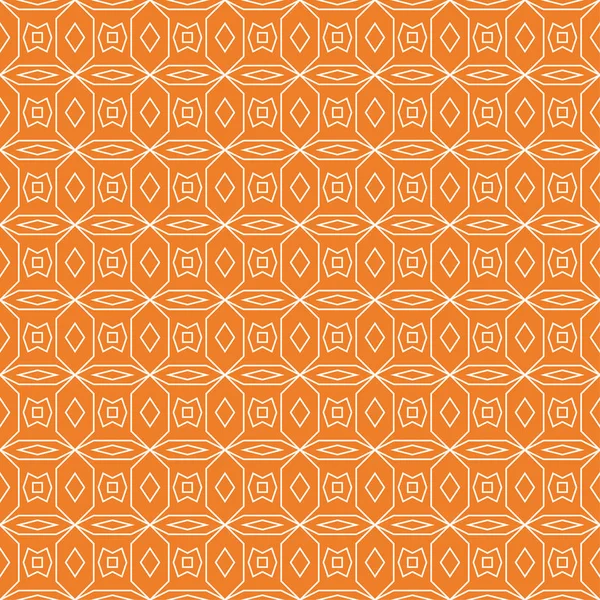 Oranje Geometrische Sieraad Naadloze Patroon Voor Web Textiel Achtergronden — Stockvector